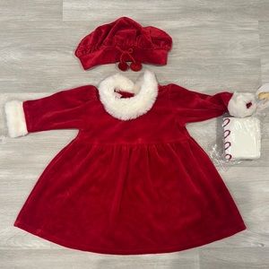 NWT All Mine Ms. Claus Holiday 3 pc. Outfit size 6-9 months
